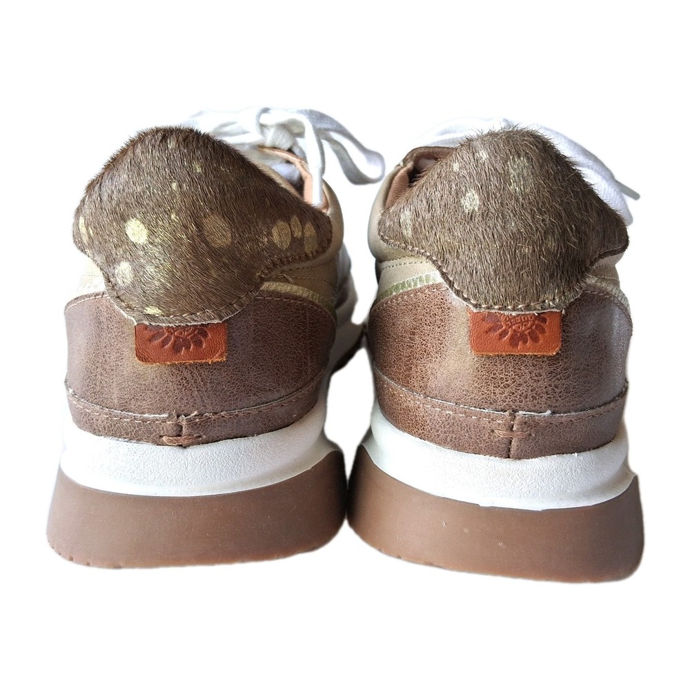 Urban Cowgirl Sneakers Women's 6.5 Faux Leather & Cowhide Casual Shoes YELLOWBOX - Picture 8 of 13